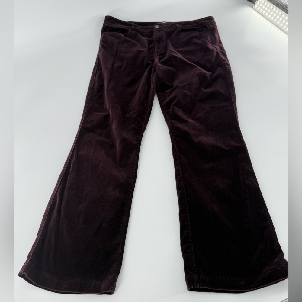 PAIGE Rich Plum Trousers - Picture 2 of 11